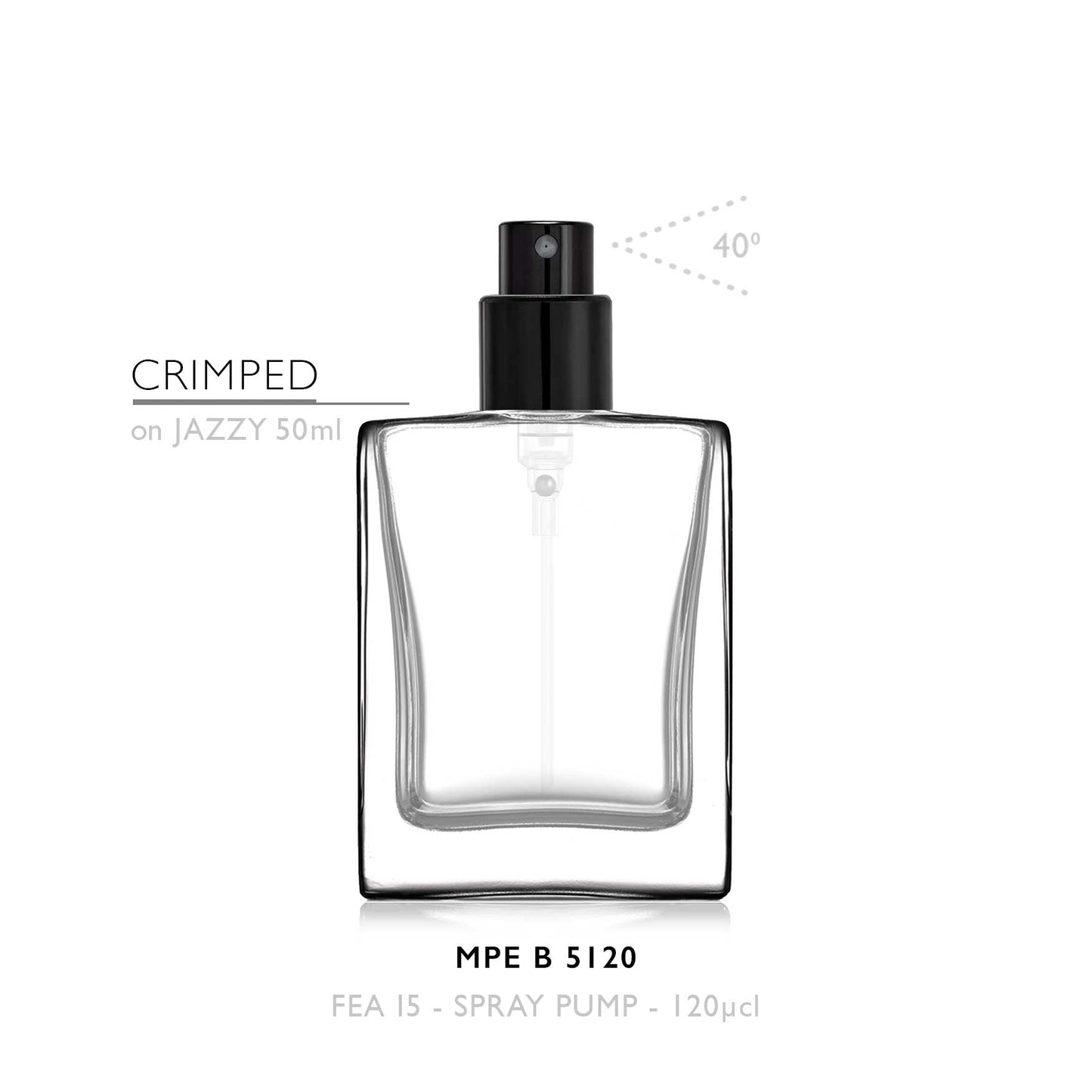 Spray Pump MPE 590 for your private label demand, including Eau de Parfum, Eau de Toilette, Home Fragrance, Hair and Skin Care products.
